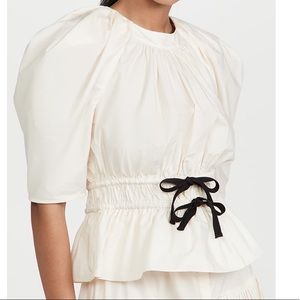 Ulla Johnson Cream Denisa Top in Size 2